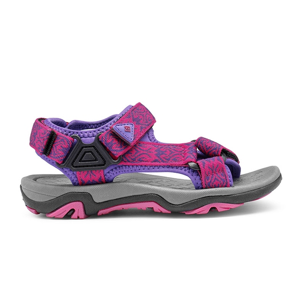 Boys and Girls Strap Sports Sandals - FUCHSIA PURPLE - 5